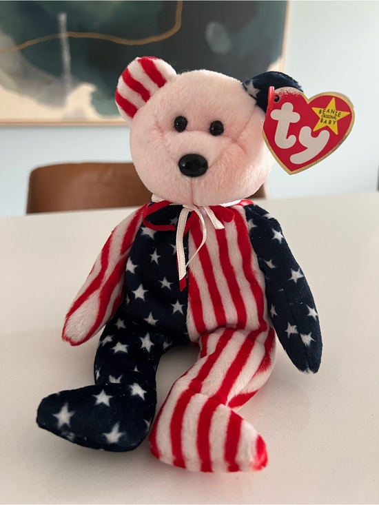 Ty Other - Ty Beanie Baby Patriotic Bear - “Spangle”